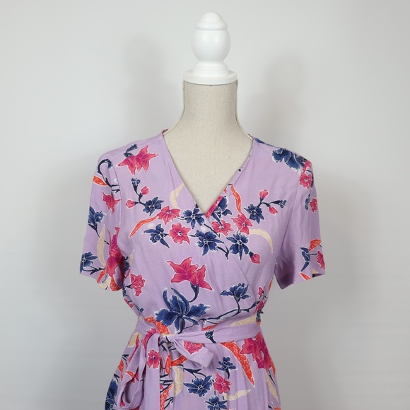 Diane von Furstenberg Savilla Floral Dress, M - Picture 4 of 7